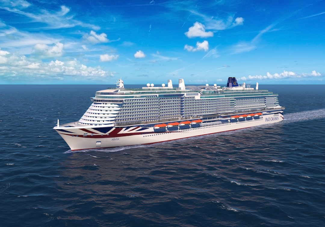 P&O Cruises new ship Arvia is eco-friendly