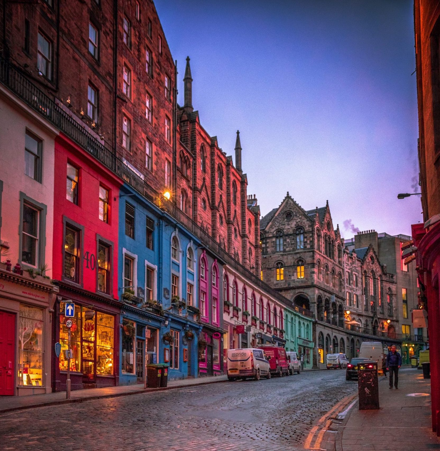 Edinburgh is on the ancestry cruise around British Isles