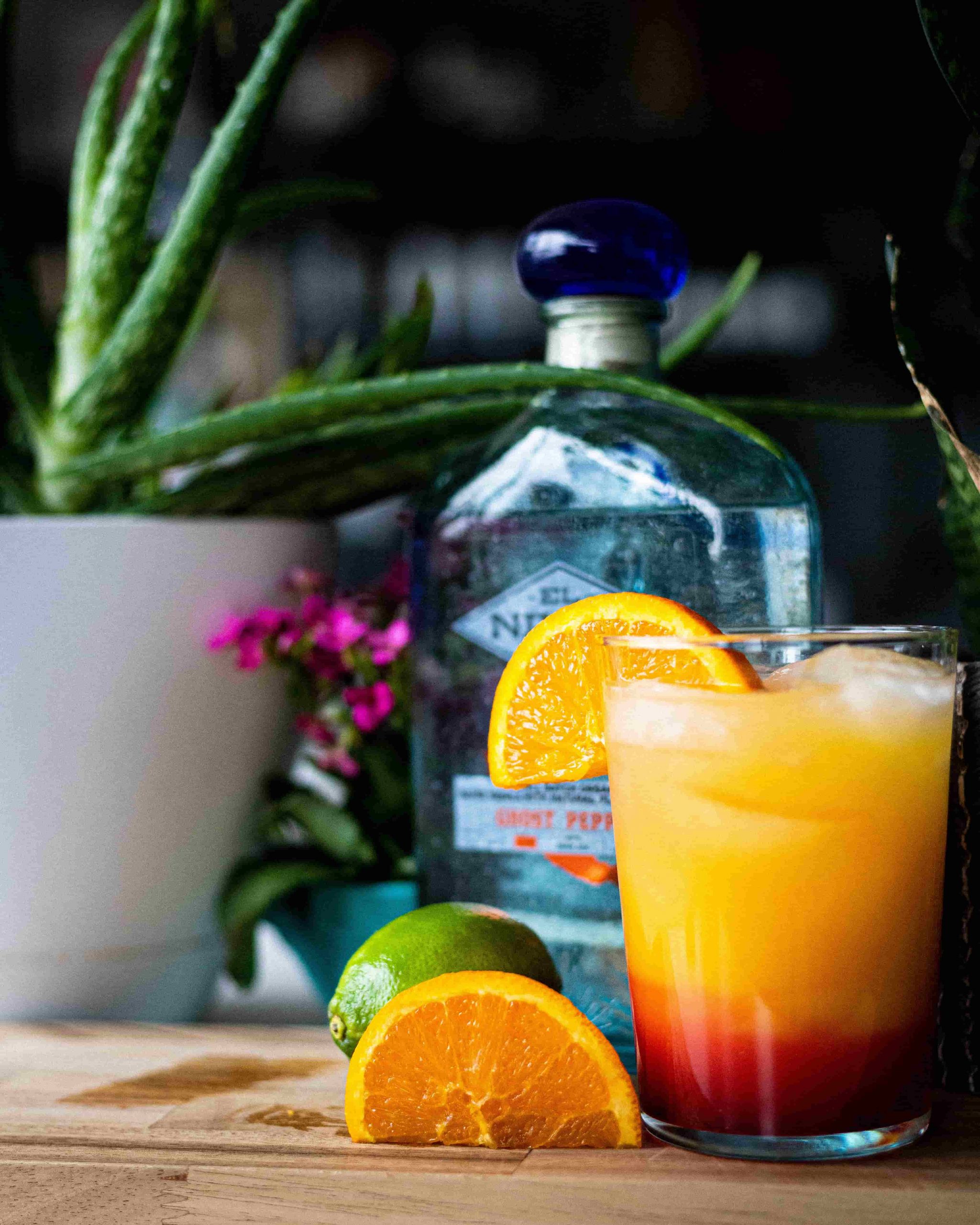 Tequila Sunrise was made popular in San Francisco