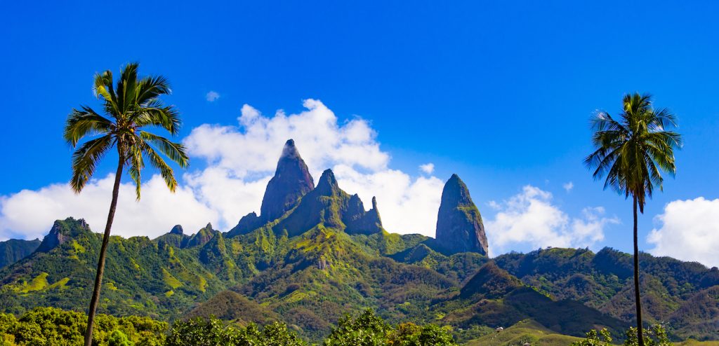 The Marquesas Islands in French Polynesia