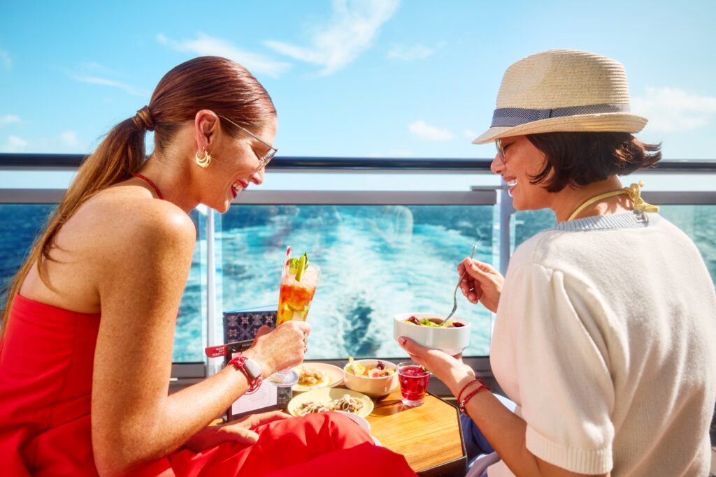 friends eating and drinking cruise deals virgin voyages