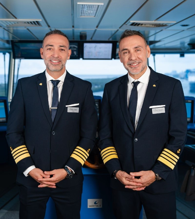 Dimitrios and Tasos Kafetzis Celebrity Ascent captains cruise news