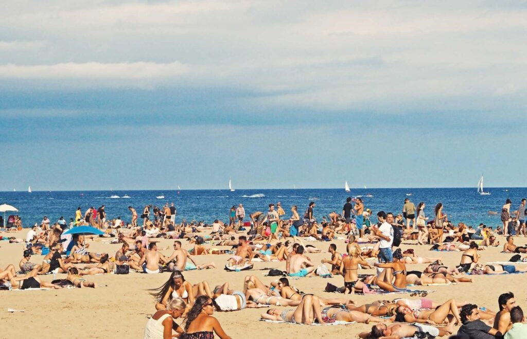 barcelona summer beach