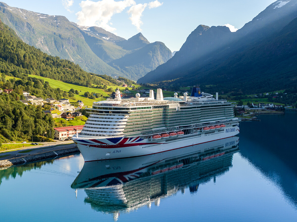 Iona in Norwegian Fjords p&o cruises