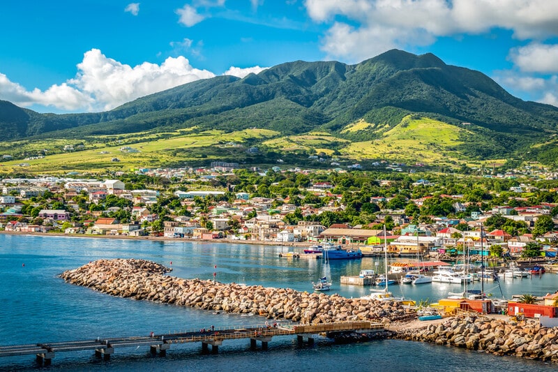 St Kitts port Caribbean cruise