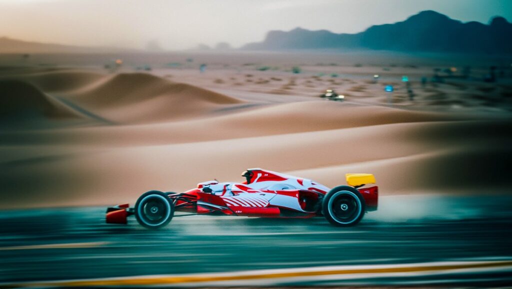F1 car & Desert grand prix cruises 2024