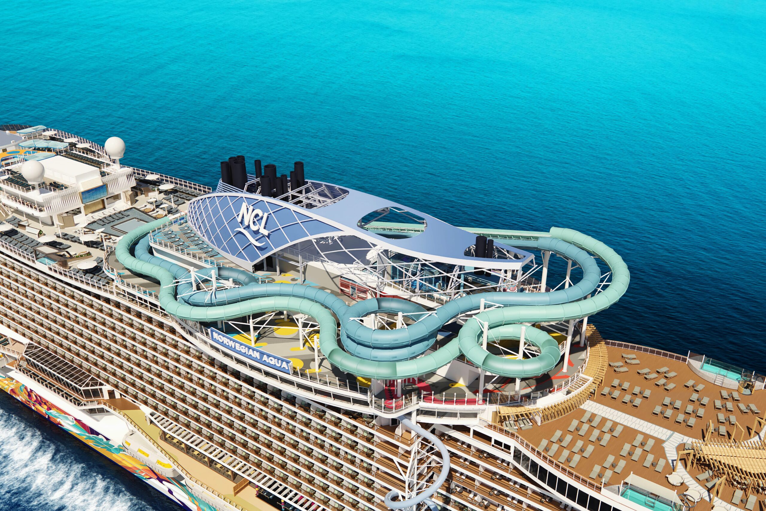 Norwegian Aqua Slidecoaster new cruise ships 2025