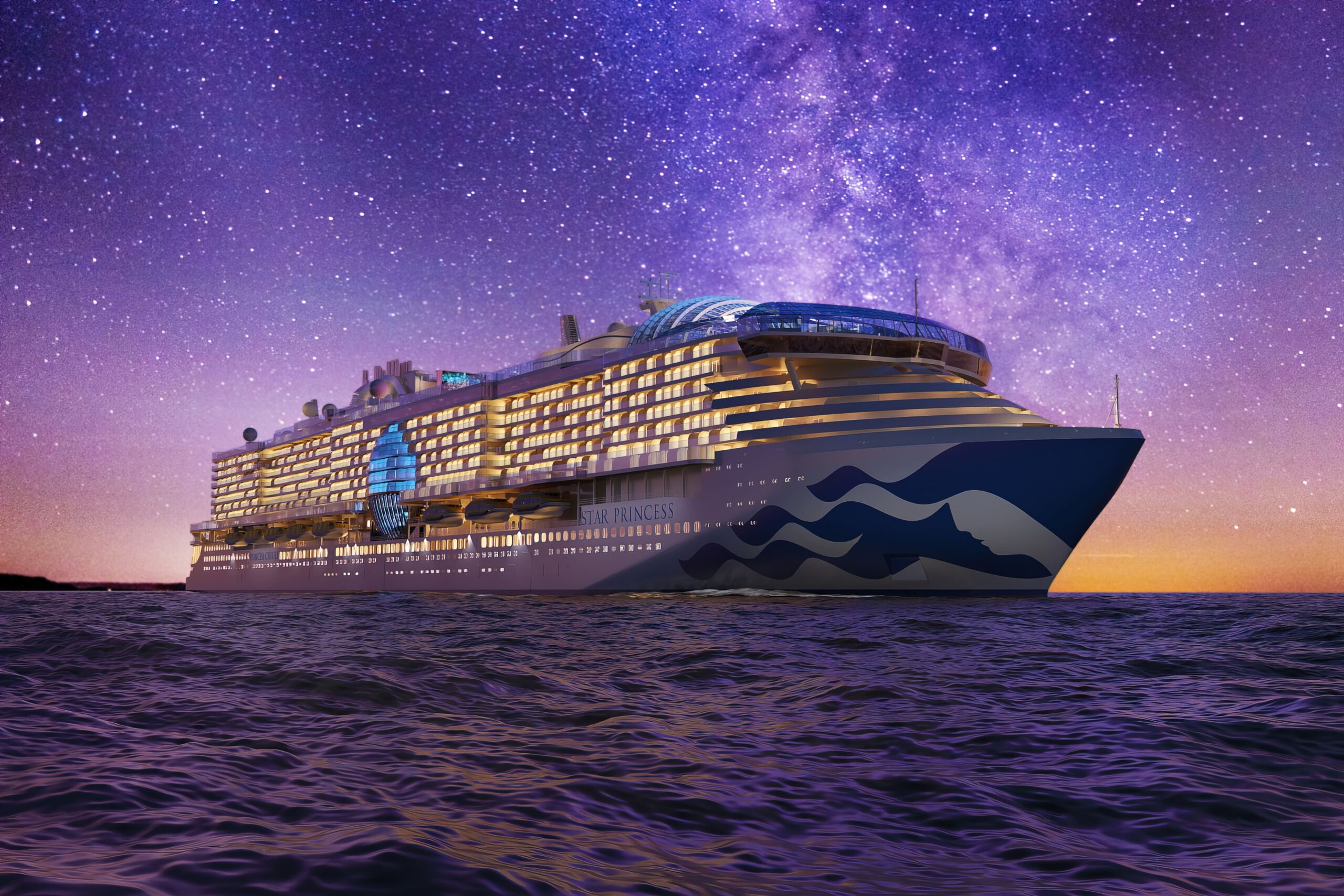 new cruise ships 2025 Star Princess Exterior