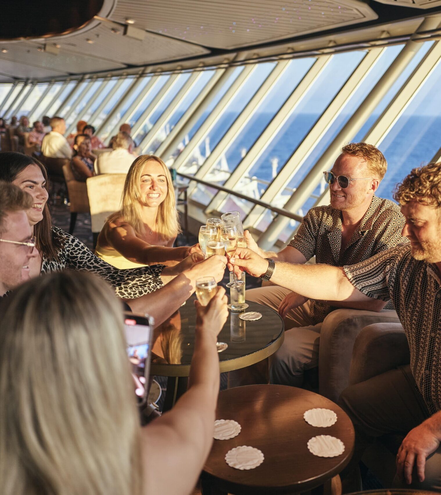 marella cruises ship friends enjoying all inclusive dining