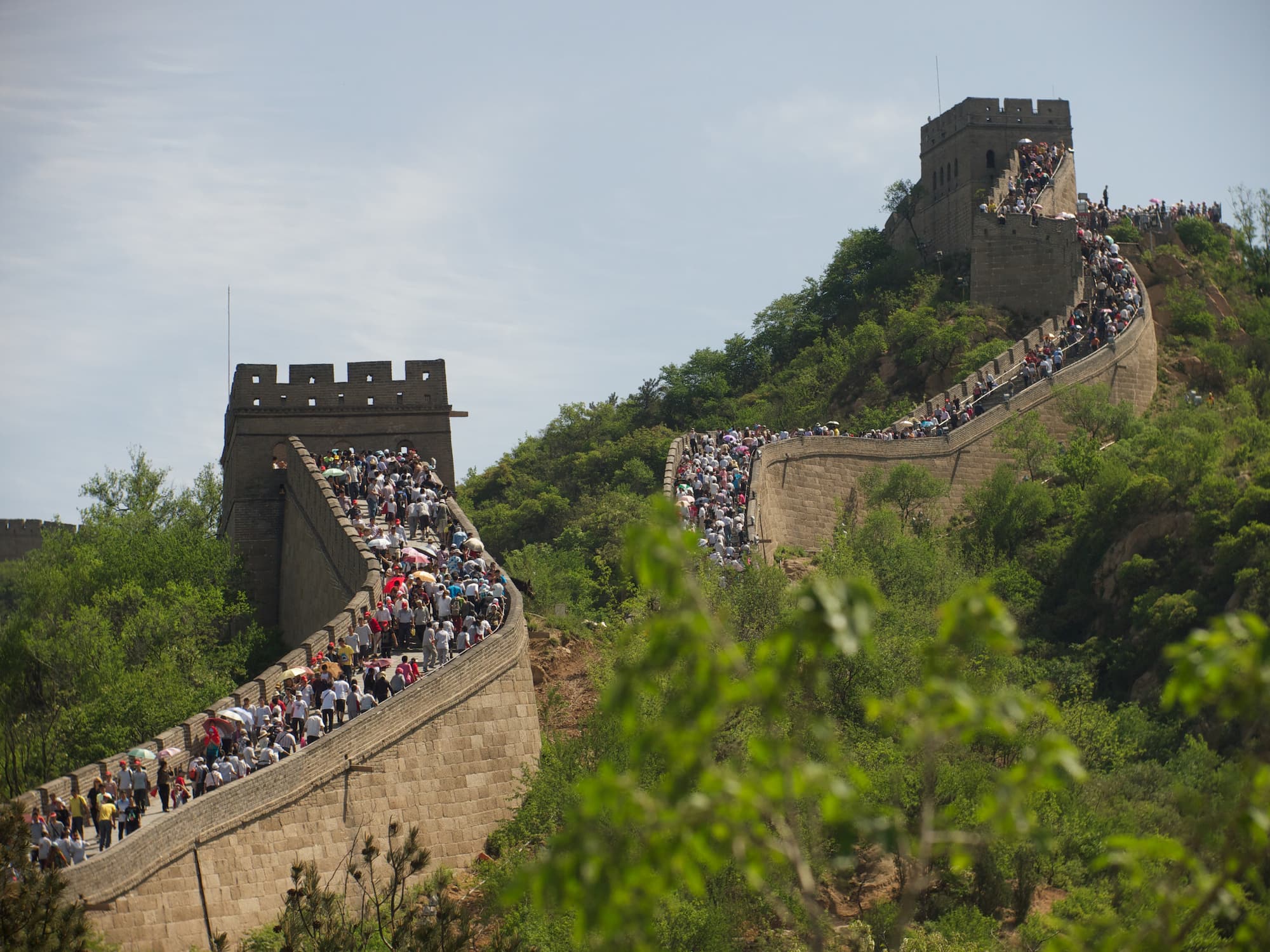 The Great Wall of China is a highlight on a cruise to Beijing
