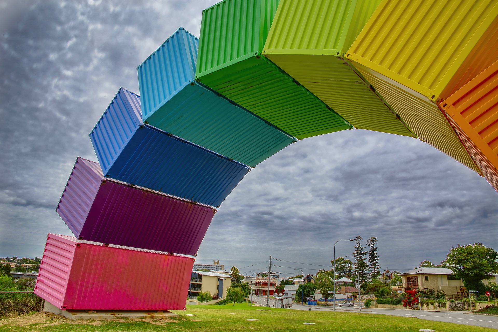 rainbow bridge fremantle australia-