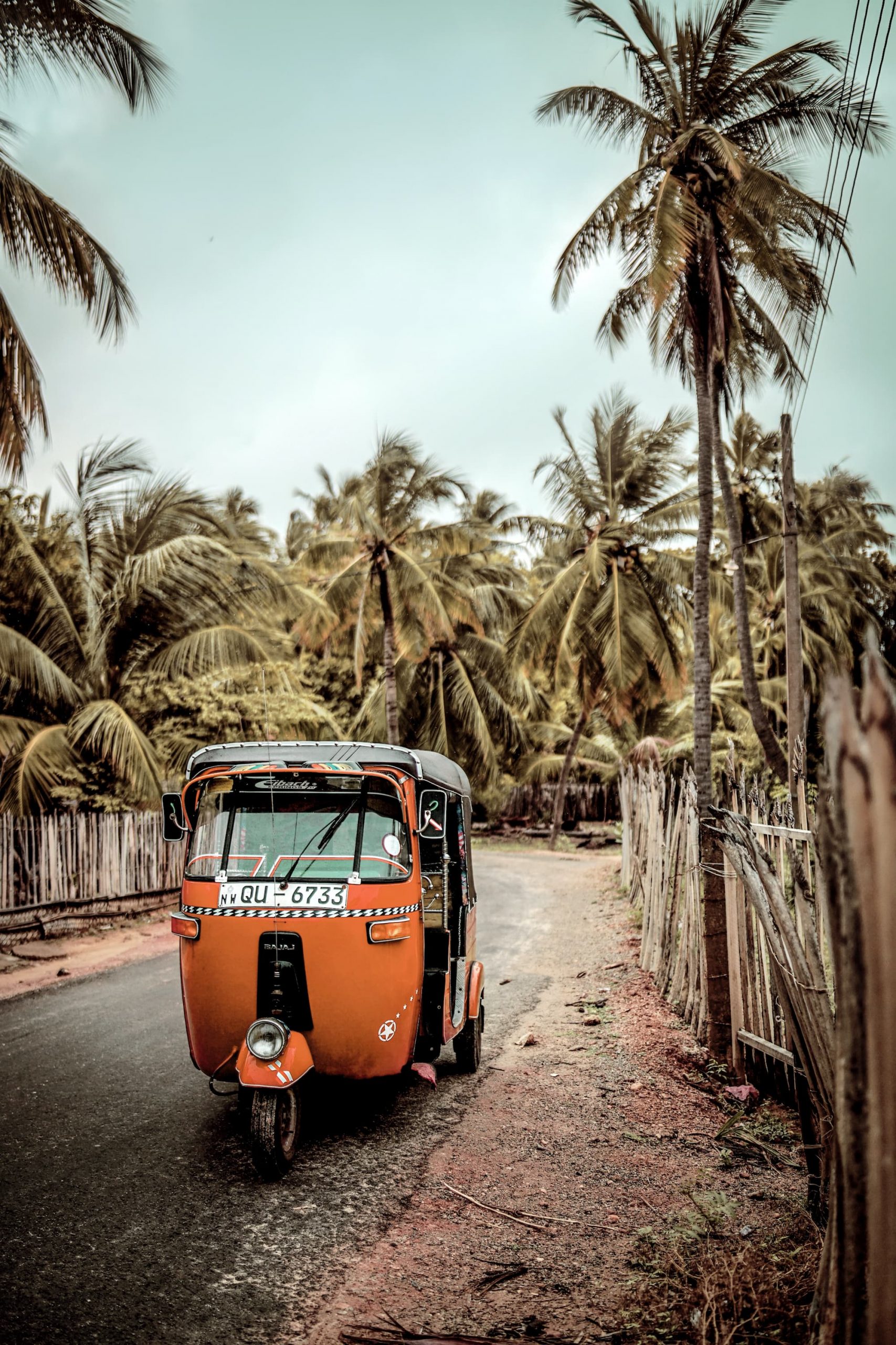 a tuk tuk is the easy way to get around Sri Lanka