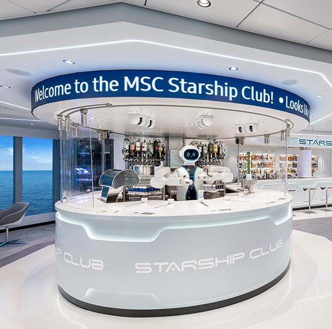 The MSC Starship Club is out of this world