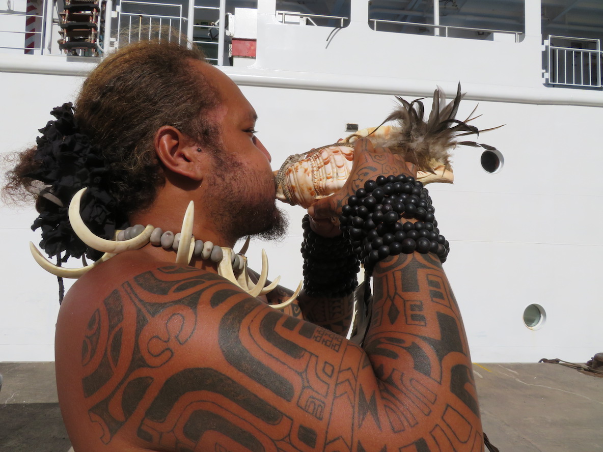Islanders in Marquesas all have tattoos