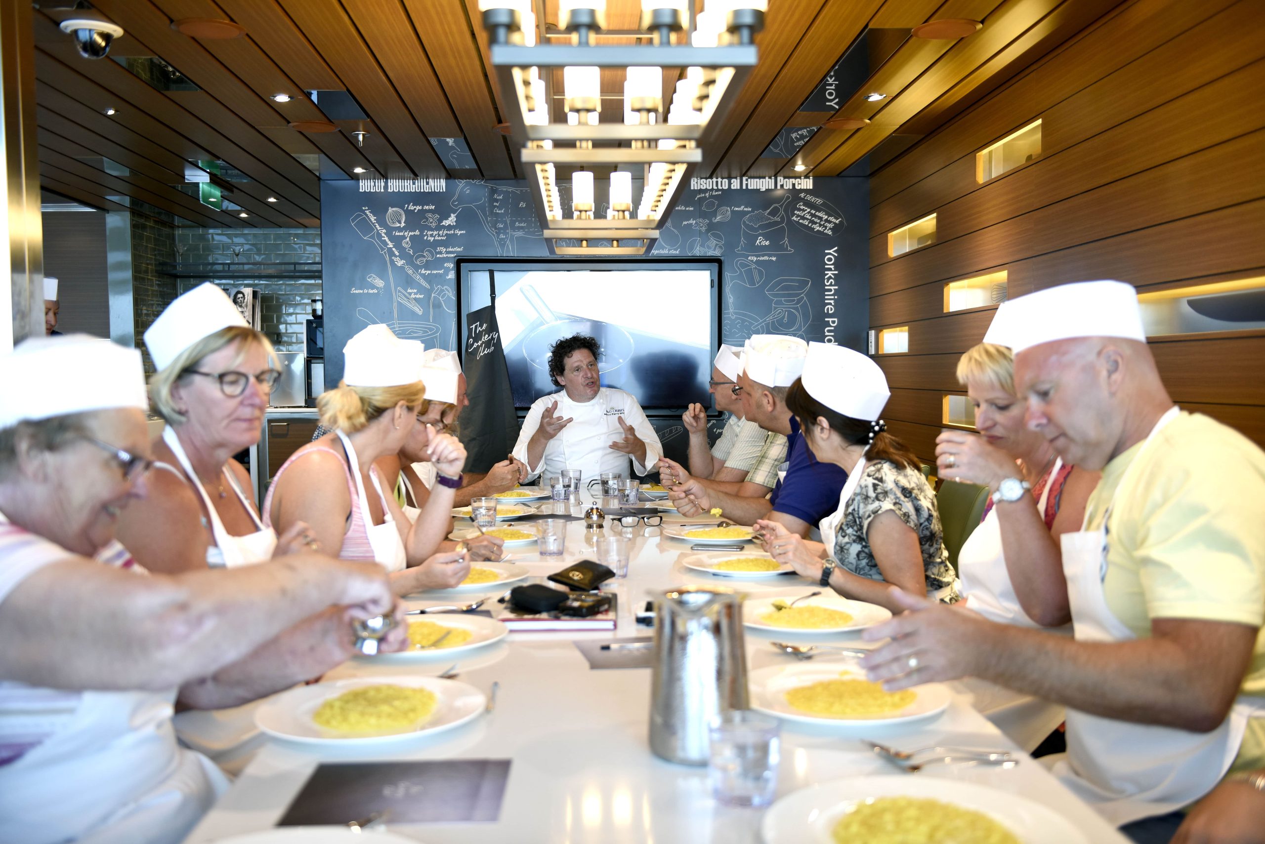 P&O Cruises Marco Pierre White cooking class