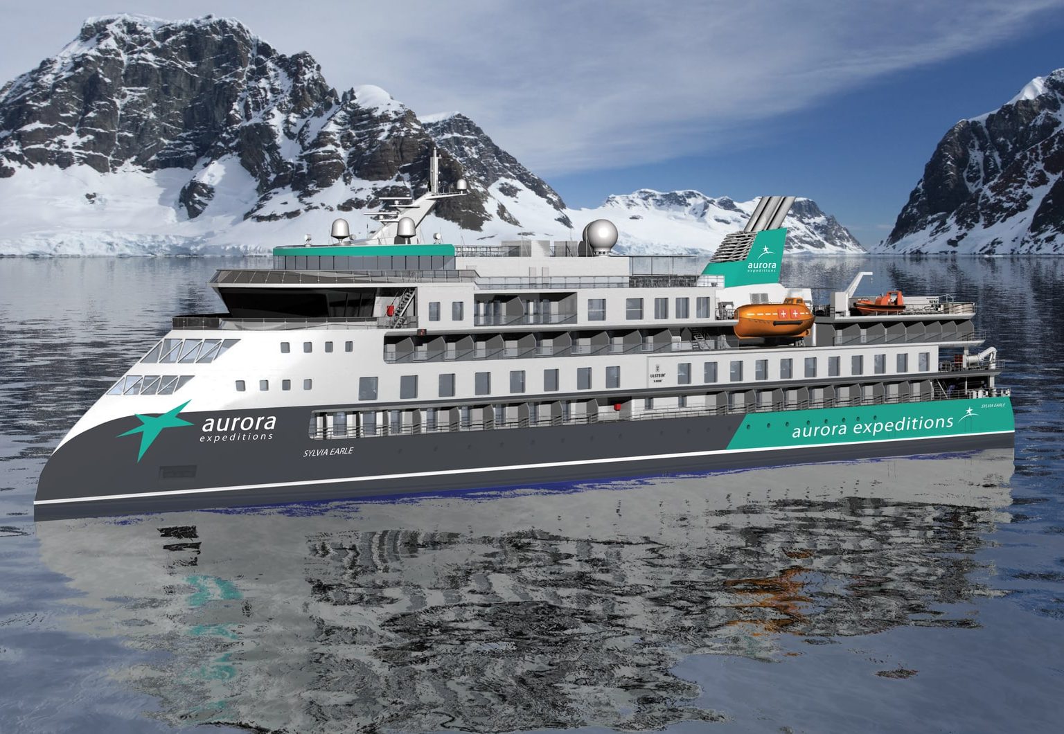 Aurora Expeditions Antarctica cruise ship Sylvia Earle