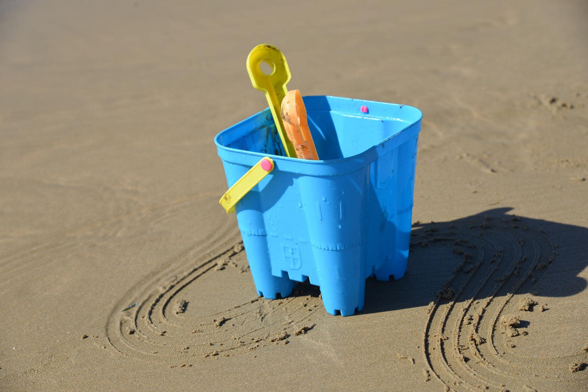 sandcastle bucket and spade