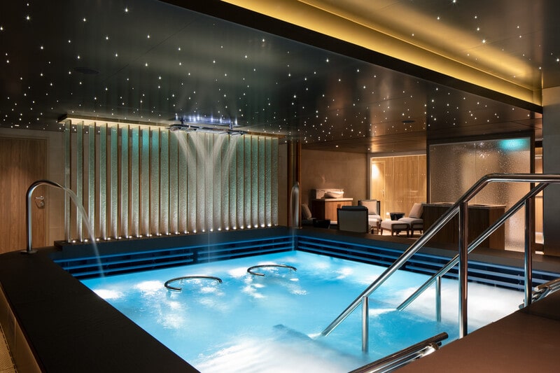P&O Cruises spa thermal suite