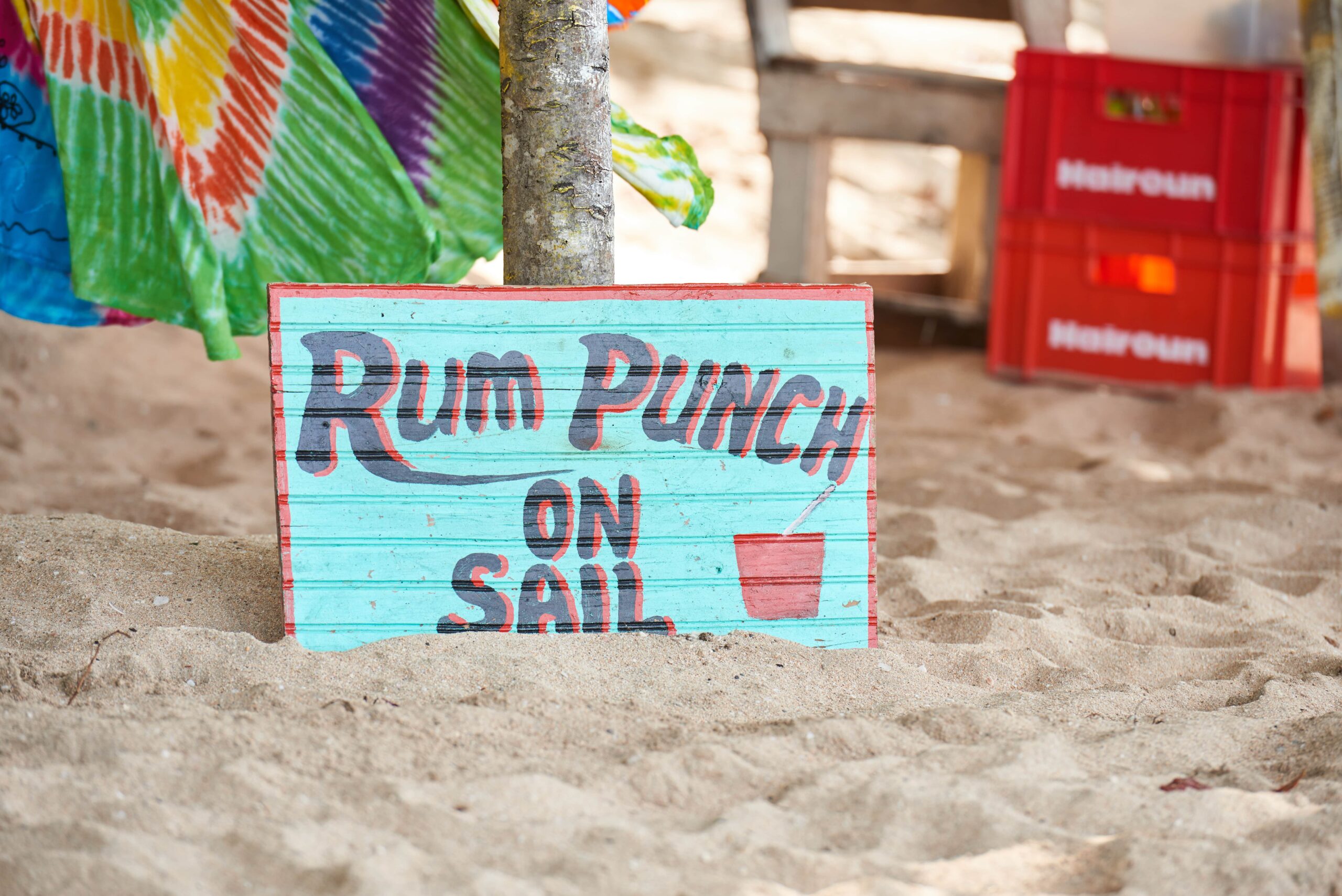 St Vincent rum punch sign