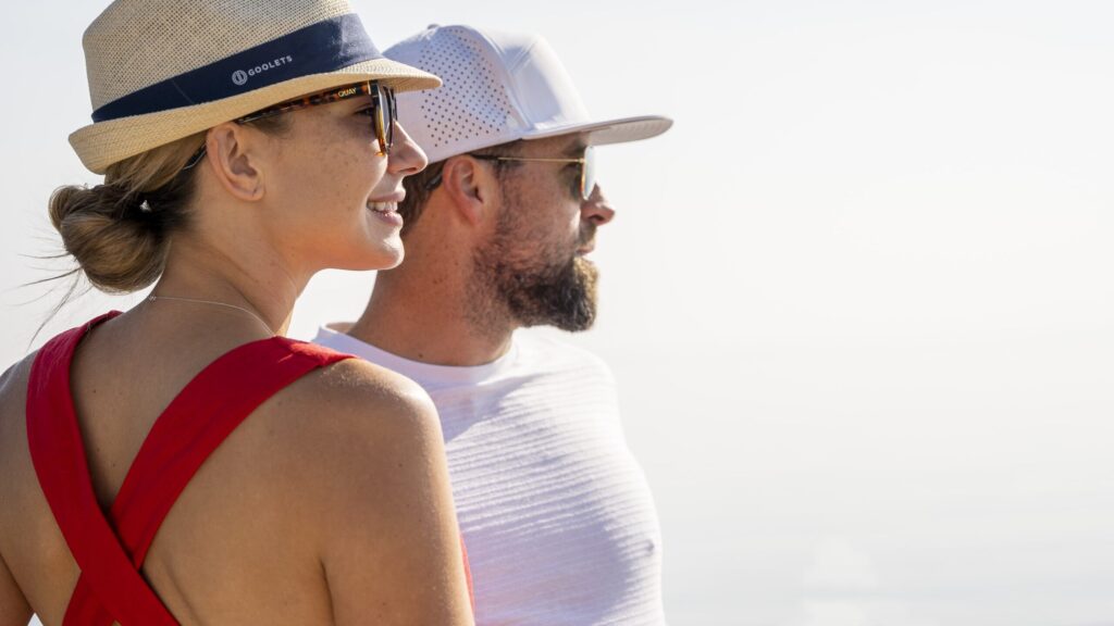 couple on luxury superyacht cruises