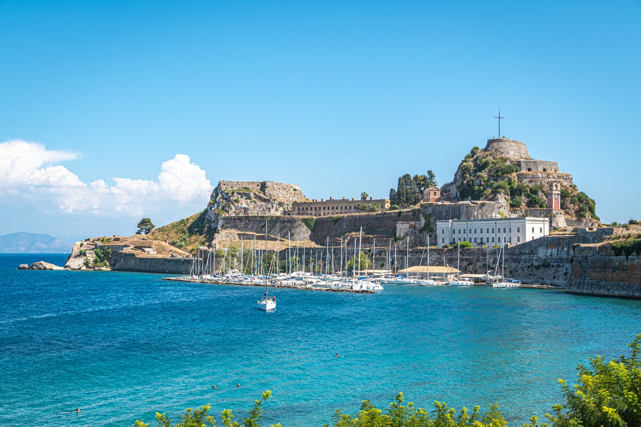 Old Fortress of Corfu, greek island cruises