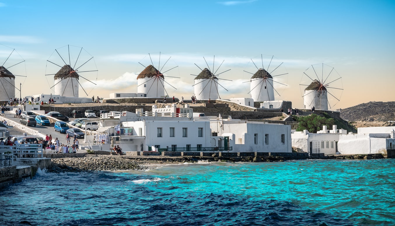 mykonos windmills greece