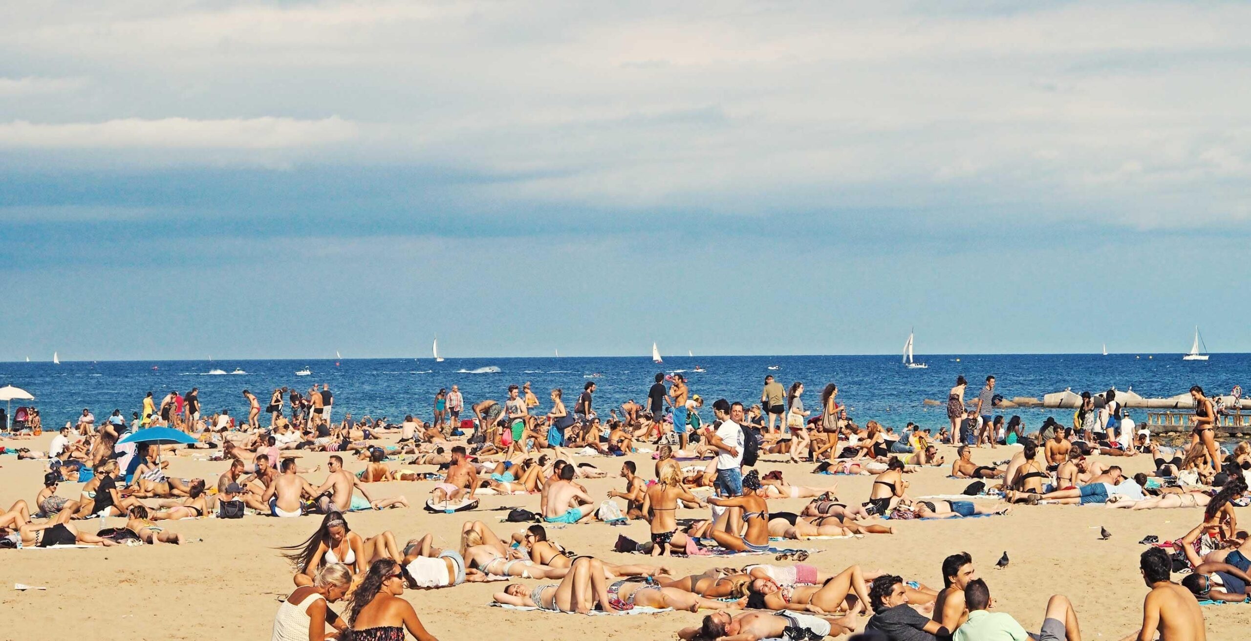barcelona summer beach