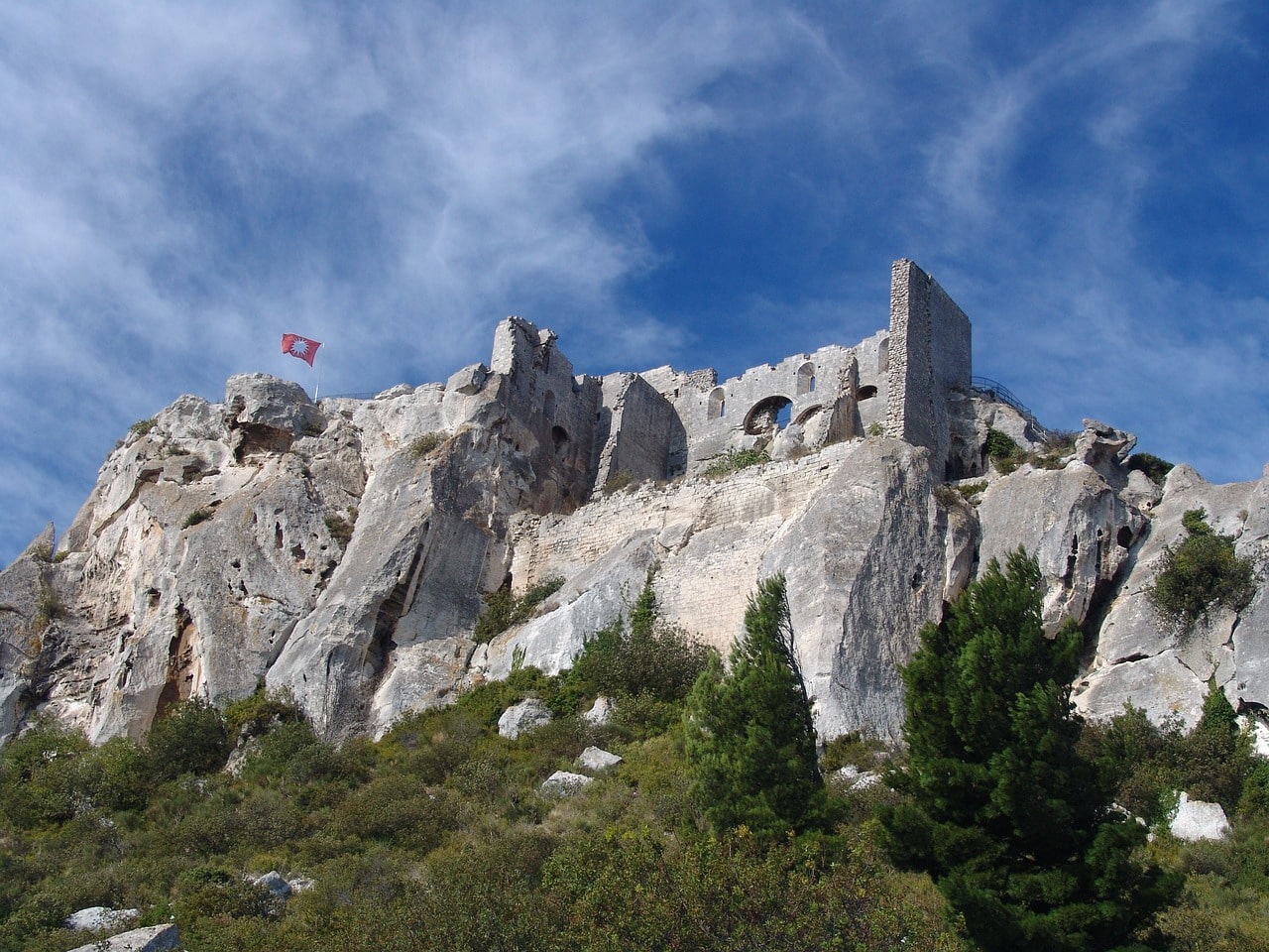Les-Baux-de-Provence-castle south of france cruise