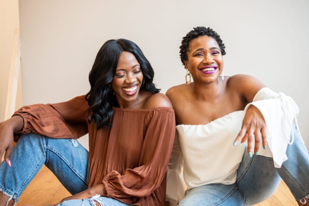 two-black-women-laughing