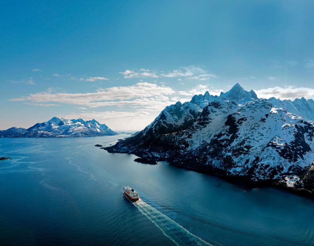 Hurtigruten MS-Richard-With-in-Raftsundet Norway