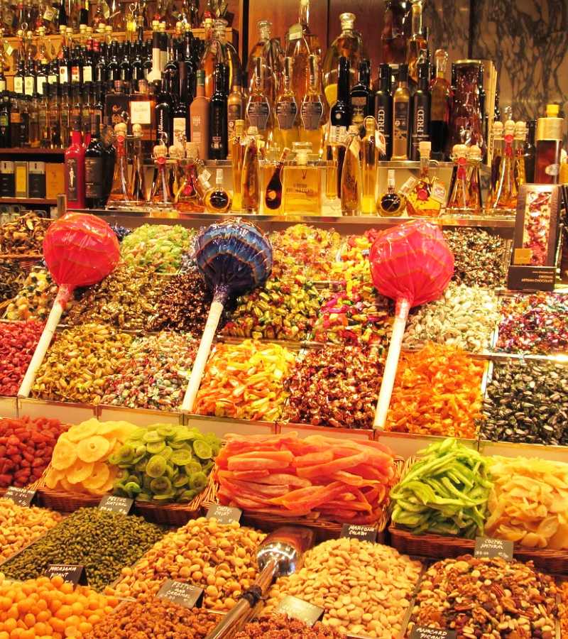 Mercat de la Boqueria food market barcelona